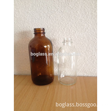 240ml boston bottle with amber colour for drinking application